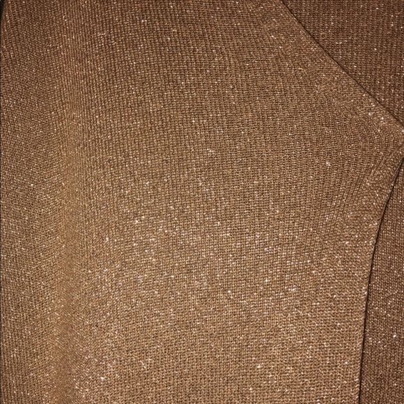 Vintage Charter Club Metallic Gold Cardigan Top - Picture 3 of 4